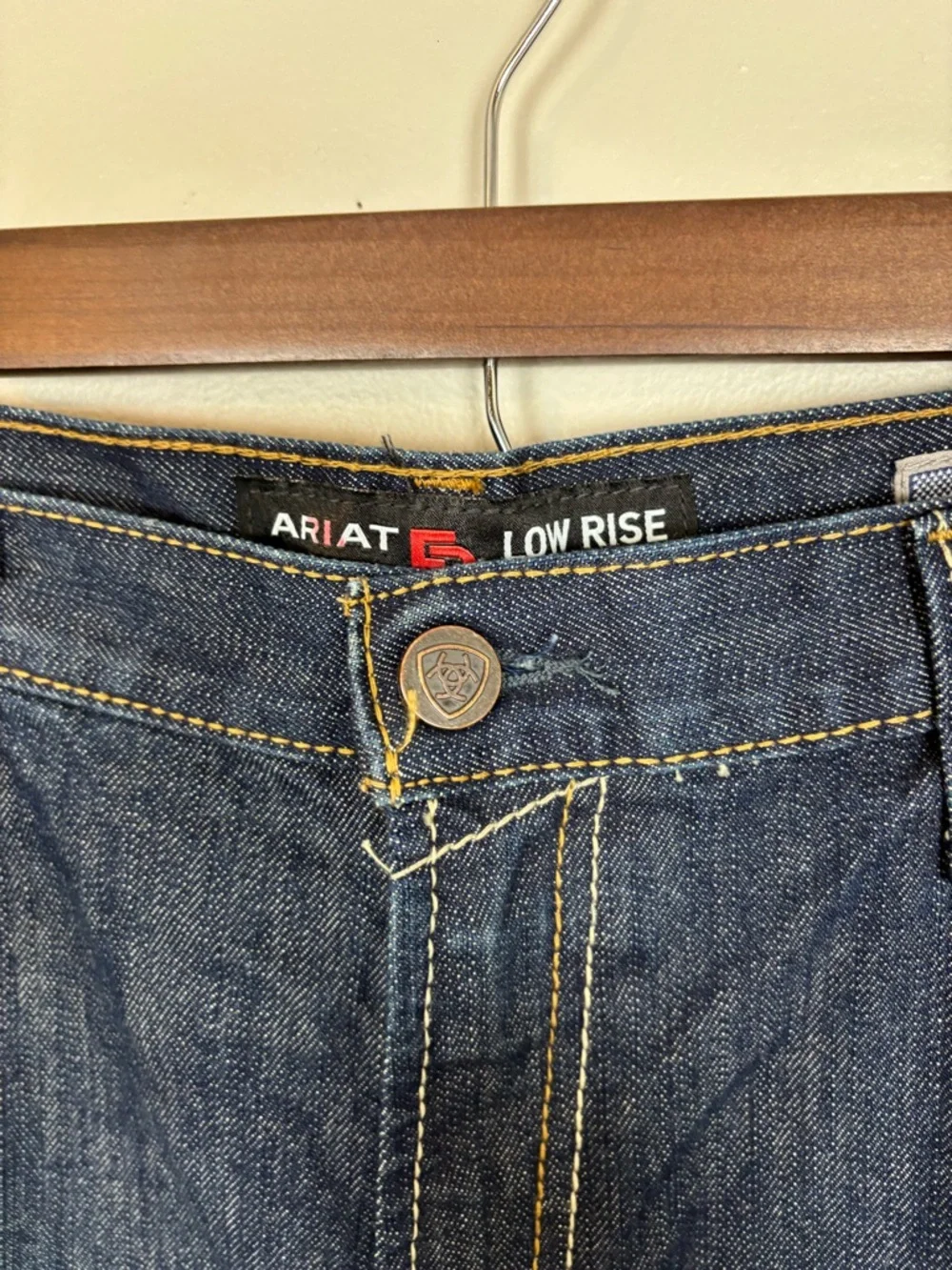 Ariat Jeans Men 38/32 Blue M4 Flame Resistant Low Rise Boot Cut Cat 2 Work Jeans